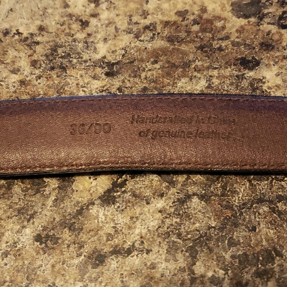 Pair of Brown Leather Belts size 36 - Picture 4 of 7